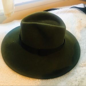 Olive Wool Hat